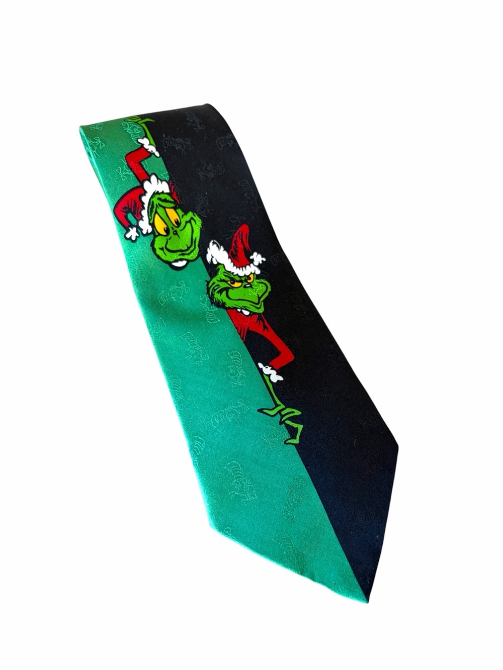 Vintage Dr. Seuss Grinch Holiday Tie